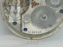 Rare Waltham Nickel & Gold 1872 Am'n Grade 16 Jewel Watch Movement & Dial, Runs