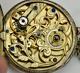 Rare Antique Engraved Silver Watch For Chinese Market. Fancy Skeleton Movement