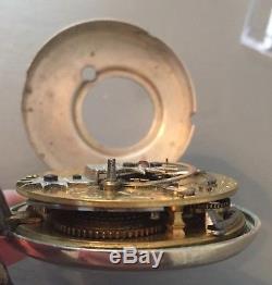 Rare verge fusee pocket watch. Amazing looking movement. NO RESERVE