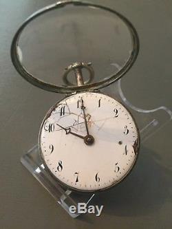 Rare verge fusee pocket watch. Amazing looking movement. NO RESERVE
