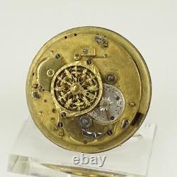 Repeater Fusee Pocket watch Movement Silver Dial Men's no chronometer duplex