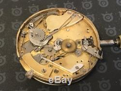 Repetition minute pocket watch movement coultre audemars patek spares repair