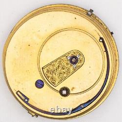 Rob't Roskell 43.7 12.7 mm Key Wind / Set Fusee Antique Pocket Watch Movement