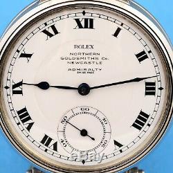 Rolex Admiralty British Royal Navy Chronometer Pocket Extra Quality Movement
