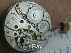 Rolex Pocket Watch Movement Working Serviced