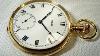 Rolex Solid Gold 9 Carats Pocket Watch How To Wind It Up Set Up The Hands And Little Review