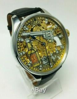 Rolex vintage wristwatch marriage watch pocket movement custom watch skeleton