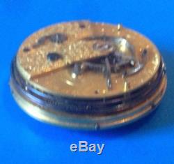 Roy French, repeater watch movement, cant see escapement, clean, dial mint, 2spirals