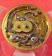 Ruby Cylinder Fusee 1/4 Repeater London 40mm Brass Escape Pocket Watch No Dial