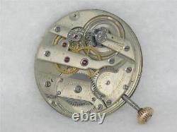 SWISS HIGH GRADE 40mm VACHERON & CONSTANTIN 18 JEWEL POCKET WATCH MOVEMENT, RUNS