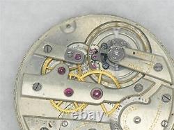 SWISS HIGH GRADE 40mm VACHERON & CONSTANTIN 18 JEWEL POCKET WATCH MOVEMENT, RUNS