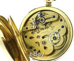 Sandoz Full Hunter Pocket watch 110g, jumping stopable second, 1A movement