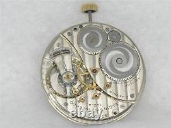 Scarce 21 Jewel Lord Elgin Grade 498 Gold Train 12s Movement & Dial, Running