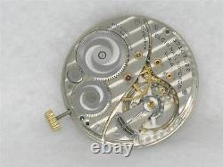 Scarce 21 Jewel Lord Elgin Grade 498 Gold Train 12s Movement & Dial, Running