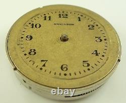 Scarce Hamilton 988 Pocket Watch Movement Running Condition