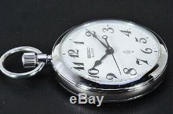 Seiko Quartz Railway Pocket watch 7550-0010 7550A 7548A 7549A movement 1981 594