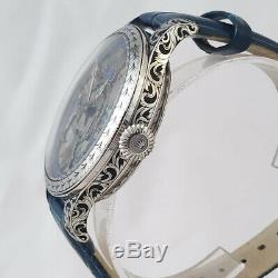 Silver ROLEX Masonic Pearl Elegant Classic Marriage Pocket Watch Movement