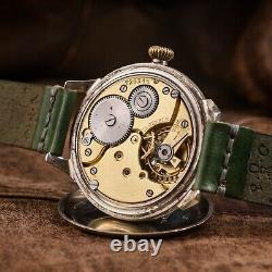 Silver mechanical watch, swiss wristwatch, antique mens watches, exclusive watches
