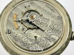 Silveroid AWC Co Waltham Movement Pocket Watch Not Timed Serial 20818667 U874