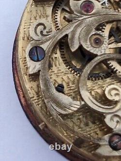 Skeleton Pocket Watch Movement