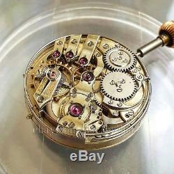 Small minute repeater 32-mm movement 1880s repetition
