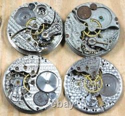 South Bend 16s Pocket watch movement lot for parts e110