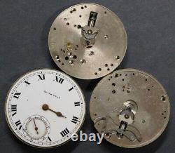 South Bend 16s Pocket watch movement lot for parts e201