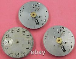 South Bend 16s Pocket watch movement lot for parts e261