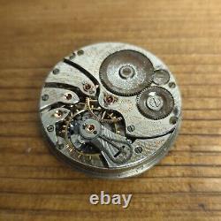 South Bend 21J Studebaker 16s Pocket Watch Movement Grade 229 For Parts (AN65)