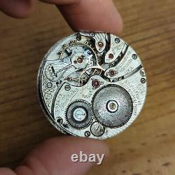 South Bend 21J Studebaker 16s Pocket Watch Movement Grade 229 For Parts (AN65)