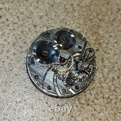Spaulding and Co. Chicago Pocket Watch Movement 17J Adjusted Swiss Runs 1008245