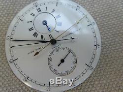 Split seconds chronograph pocket watch movement