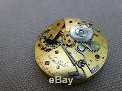 Split seconds chronograph pocket watch movement