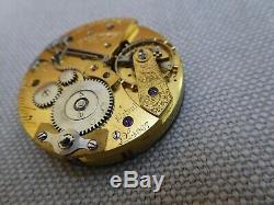 Split seconds chronograph pocket watch movement