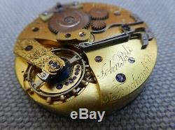 Split seconds chronograph pocket watch movement