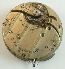 Steinecke & Hammer Pocket Watch Movement Spare Parts / Repair