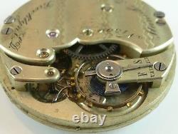 Steinecke & Hammer Pocket Watch Movement Spare Parts / Repair