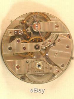 Stunning Large Patek Philippe Antique Pocket Watch Movement Running Early Piece