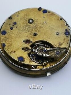 Superb Rare & High Quality Minute Repeater Pocket Watch Movement (AB34)