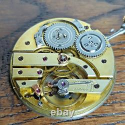 Swiss Detent Chronometer Pocket Watch Movement, Working, High Grade (P194)