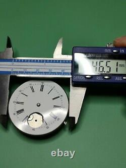Swiss Detent Helical Hairspring Chronometer Pocket Watch Movement -Working (J80)