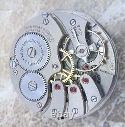 Swiss Hefik Watch Co. 16 Ligne Wind Pocket Watch Movement ca. 1920