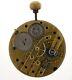Swiss Lever High Grade Pocket Watch Movement Spares Or Repairs Z273