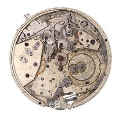 Swiss Lever Minute Repeater Pocket Watch Movement Spares Or Repairs H146