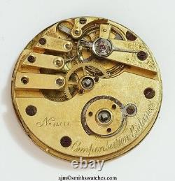 Swiss Lever Pocket Watch Movement Aa20