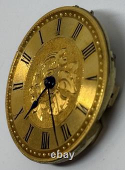 Swiss Pocket Watch Movement Runs