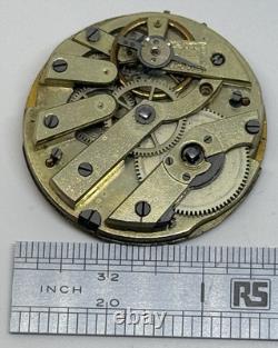 Swiss Pocket Watch Movement Runs