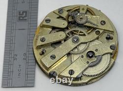 Swiss Pocket Watch Movement Runs