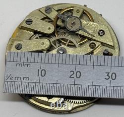 Swiss Pocket Watch Movement Runs