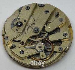 Swiss Pocket Watch Movement Runs